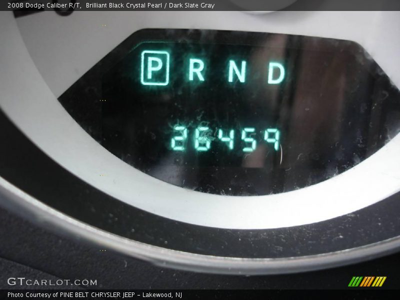Brilliant Black Crystal Pearl / Dark Slate Gray 2008 Dodge Caliber R/T
