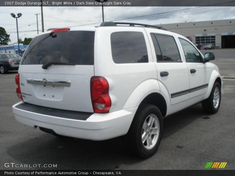 Bright White / Dark Slate Gray/Light Slate Gray 2007 Dodge Durango SLT