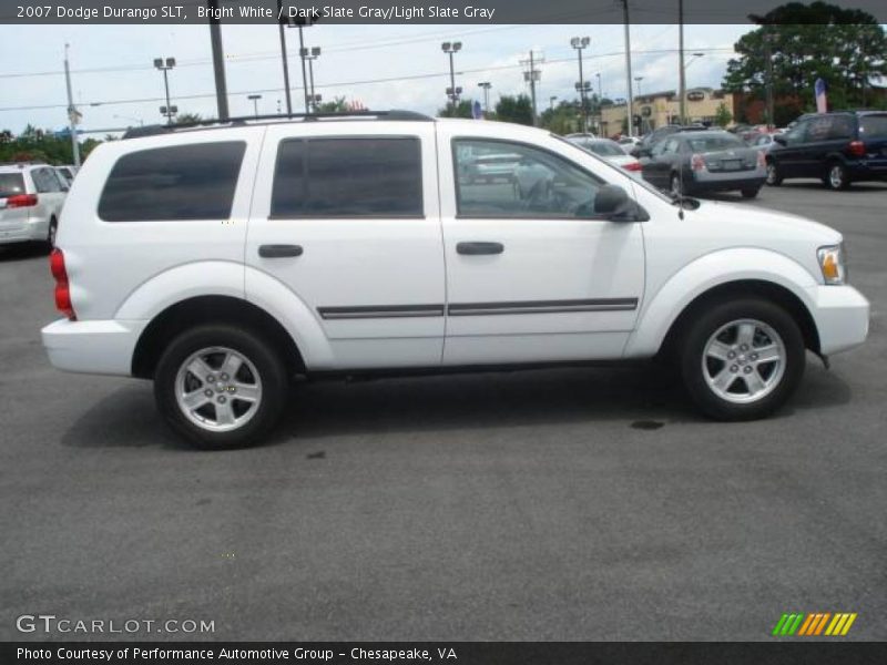 Bright White / Dark Slate Gray/Light Slate Gray 2007 Dodge Durango SLT