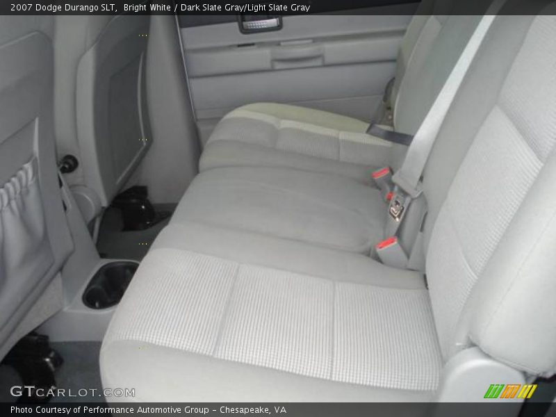 Bright White / Dark Slate Gray/Light Slate Gray 2007 Dodge Durango SLT