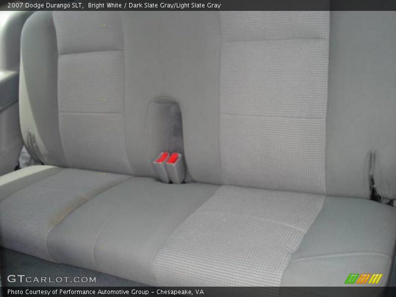 Bright White / Dark Slate Gray/Light Slate Gray 2007 Dodge Durango SLT