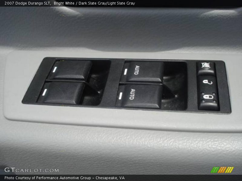 Bright White / Dark Slate Gray/Light Slate Gray 2007 Dodge Durango SLT