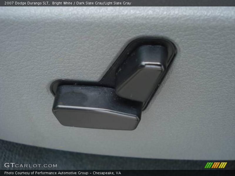 Bright White / Dark Slate Gray/Light Slate Gray 2007 Dodge Durango SLT