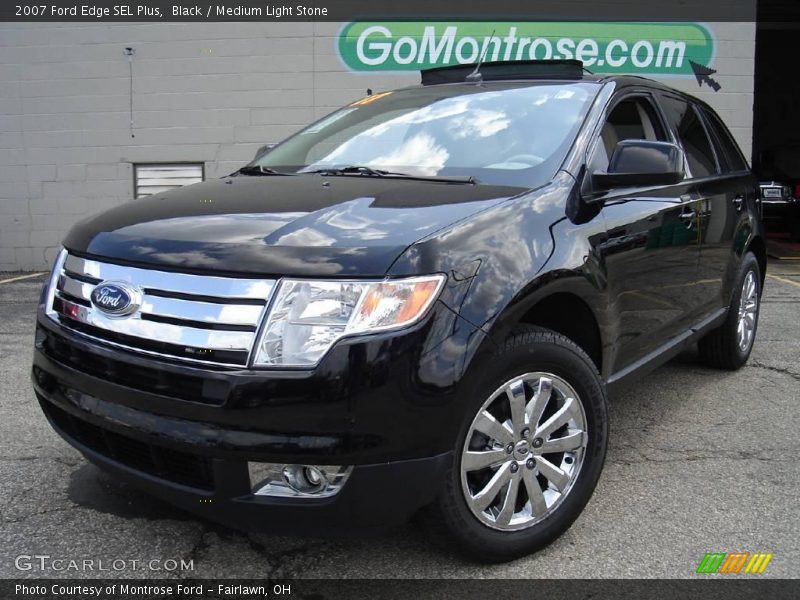 Black / Medium Light Stone 2007 Ford Edge SEL Plus