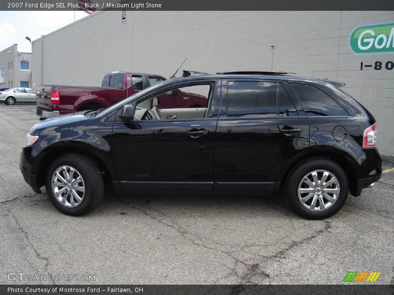 Black / Medium Light Stone 2007 Ford Edge SEL Plus