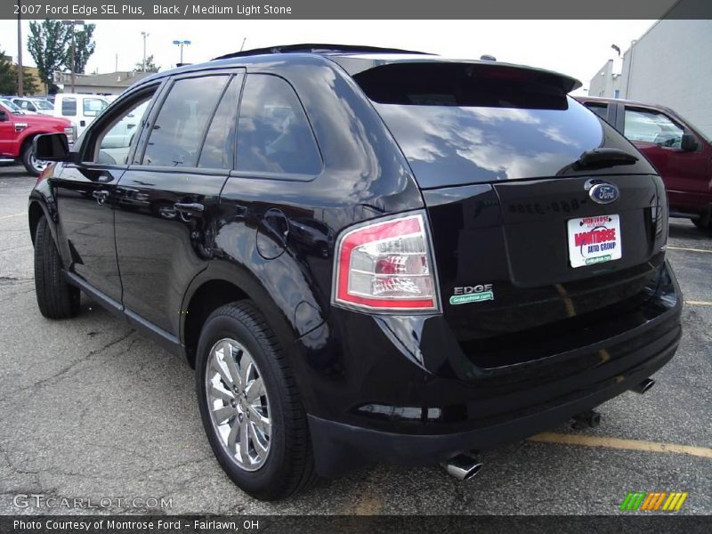 Black / Medium Light Stone 2007 Ford Edge SEL Plus