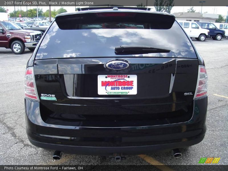 Black / Medium Light Stone 2007 Ford Edge SEL Plus