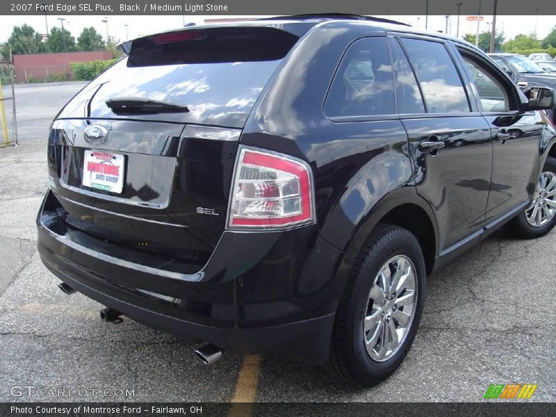 Black / Medium Light Stone 2007 Ford Edge SEL Plus
