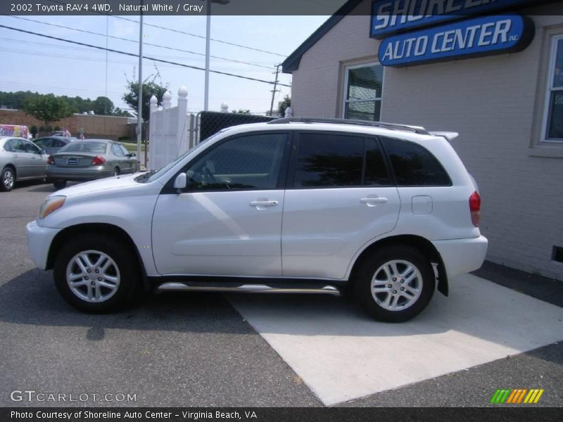 Natural White / Gray 2002 Toyota RAV4 4WD