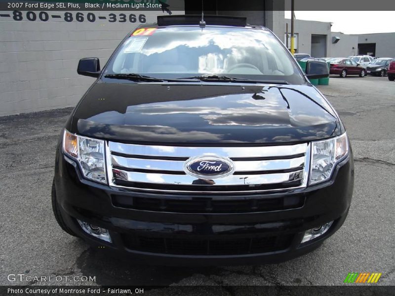 Black / Medium Light Stone 2007 Ford Edge SEL Plus