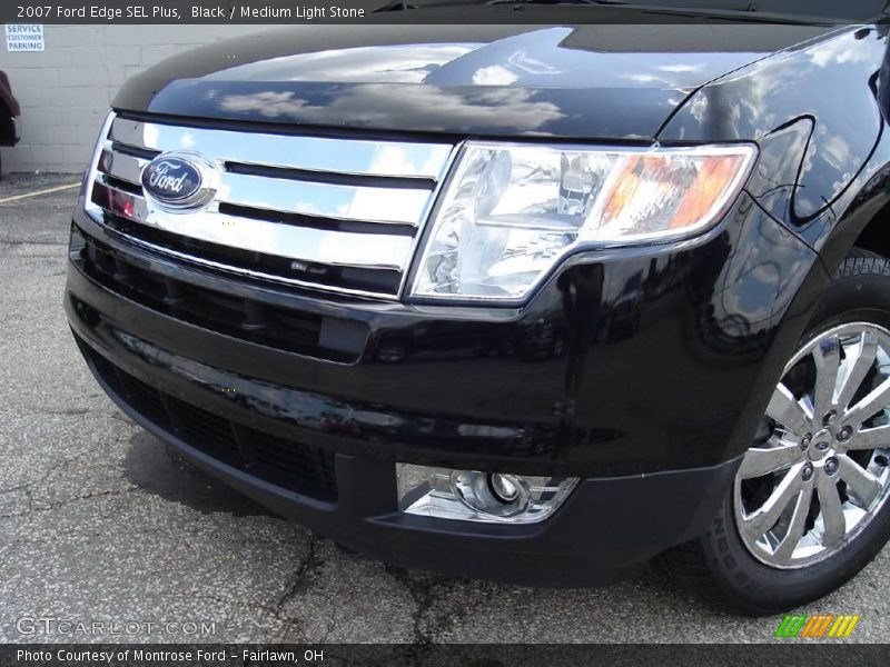 Black / Medium Light Stone 2007 Ford Edge SEL Plus