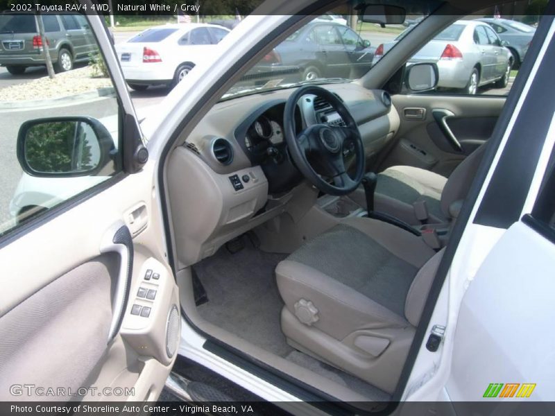 Natural White / Gray 2002 Toyota RAV4 4WD