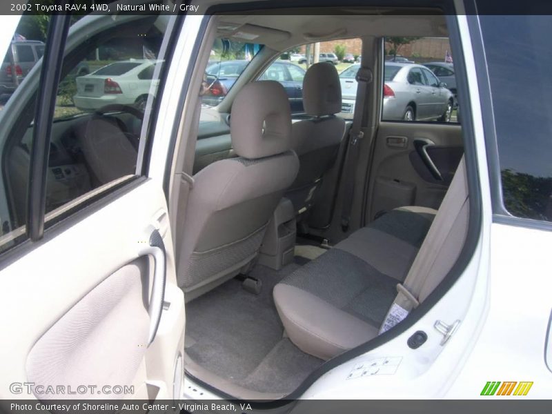 Natural White / Gray 2002 Toyota RAV4 4WD