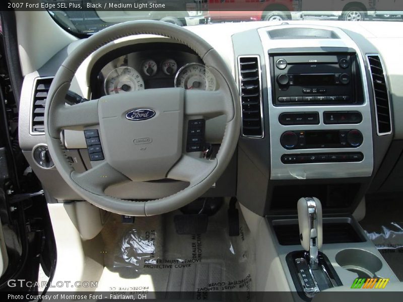 Black / Medium Light Stone 2007 Ford Edge SEL Plus