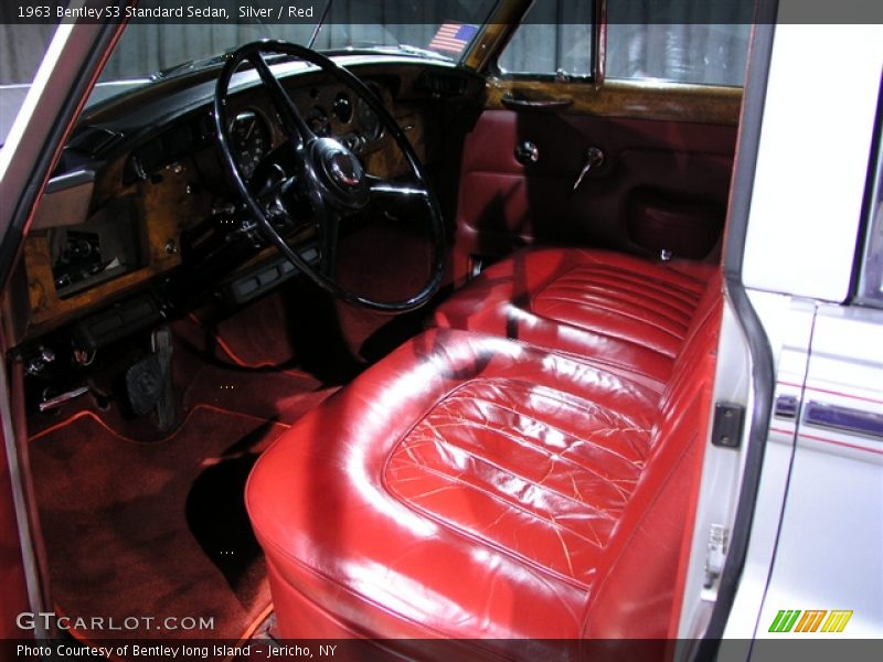 Silver / Red 1963 Bentley S3 Standard Sedan