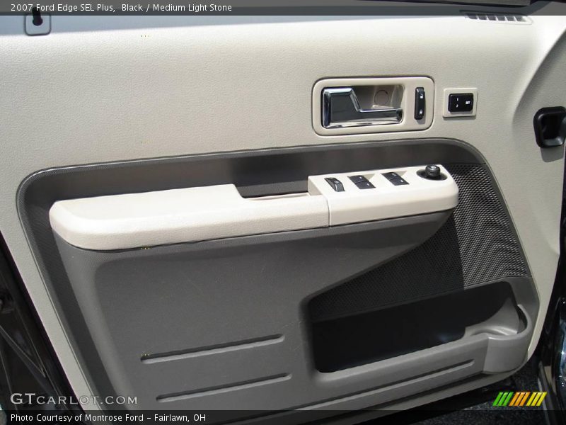 Black / Medium Light Stone 2007 Ford Edge SEL Plus