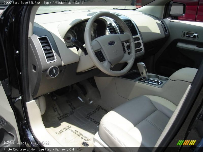 Black / Medium Light Stone 2007 Ford Edge SEL Plus