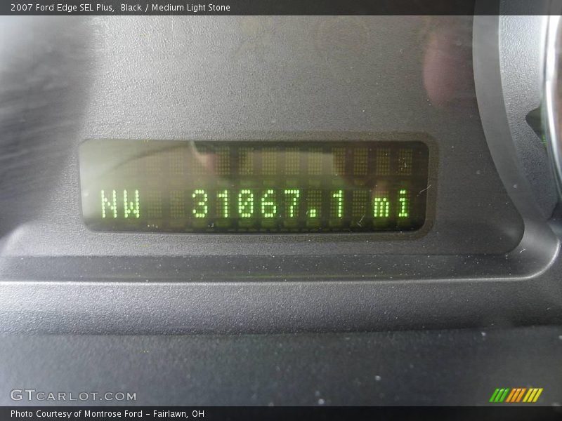 Black / Medium Light Stone 2007 Ford Edge SEL Plus
