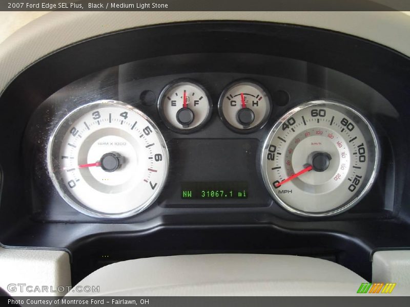 Black / Medium Light Stone 2007 Ford Edge SEL Plus