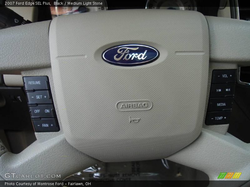 Black / Medium Light Stone 2007 Ford Edge SEL Plus