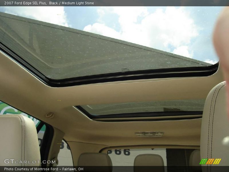 Black / Medium Light Stone 2007 Ford Edge SEL Plus