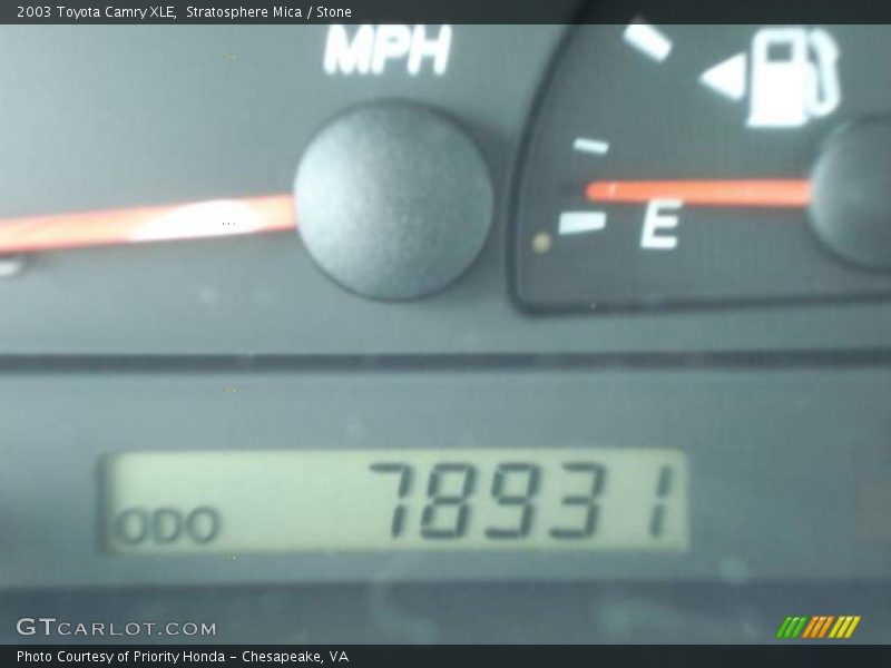 Stratosphere Mica / Stone 2003 Toyota Camry XLE