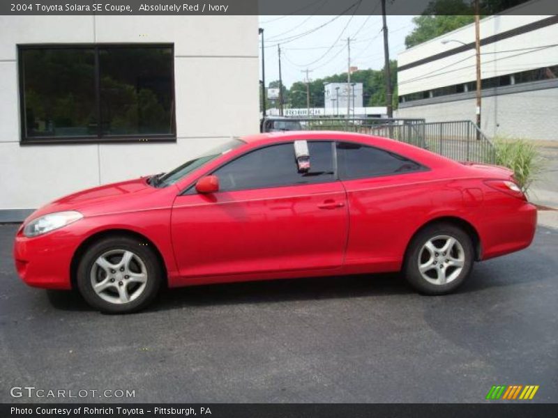 Absolutely Red / Ivory 2004 Toyota Solara SE Coupe