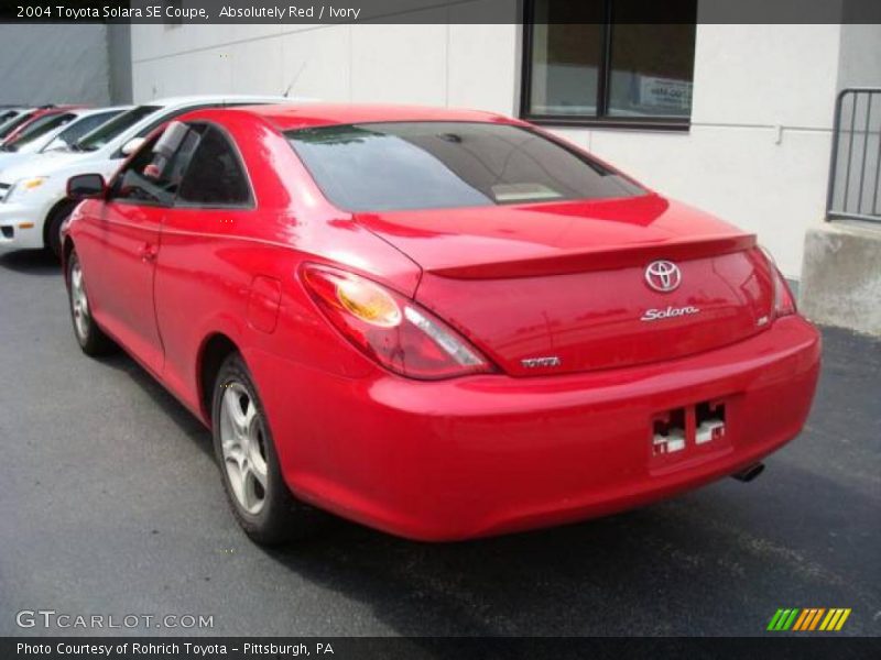 Absolutely Red / Ivory 2004 Toyota Solara SE Coupe