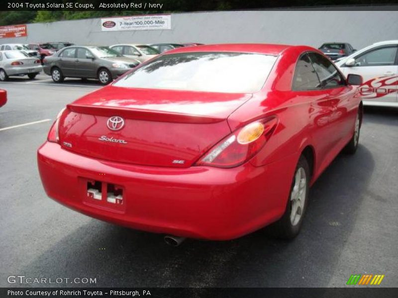 Absolutely Red / Ivory 2004 Toyota Solara SE Coupe