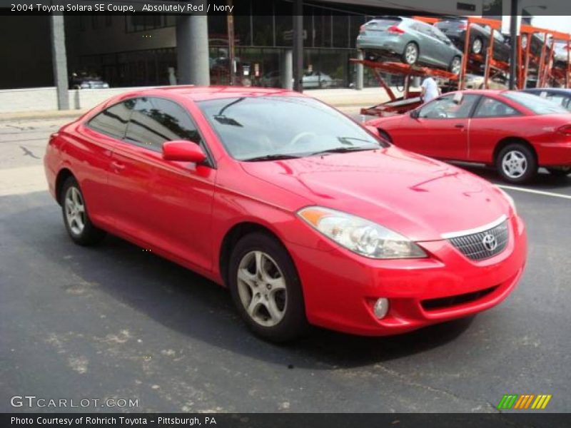 Absolutely Red / Ivory 2004 Toyota Solara SE Coupe