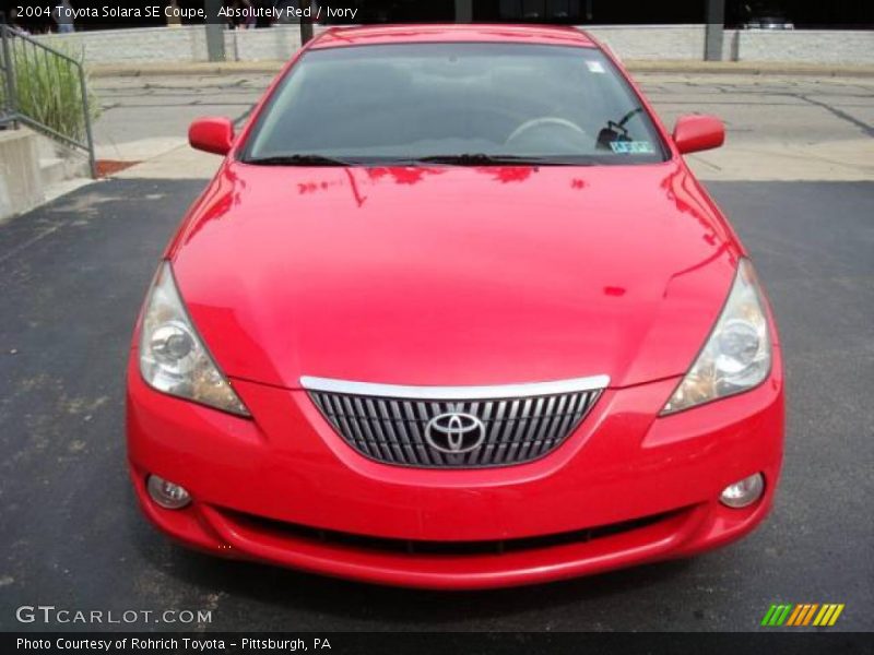 Absolutely Red / Ivory 2004 Toyota Solara SE Coupe