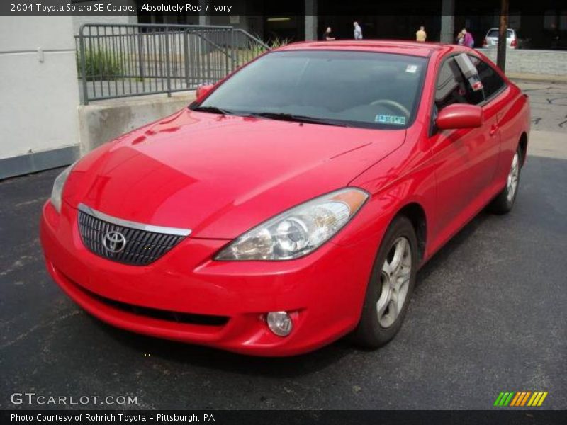 Absolutely Red / Ivory 2004 Toyota Solara SE Coupe