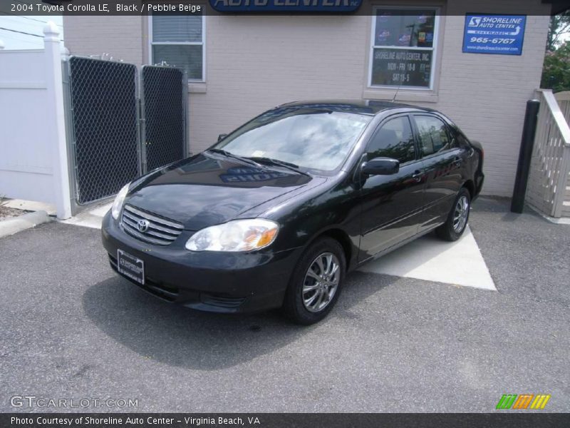 Black / Pebble Beige 2004 Toyota Corolla LE