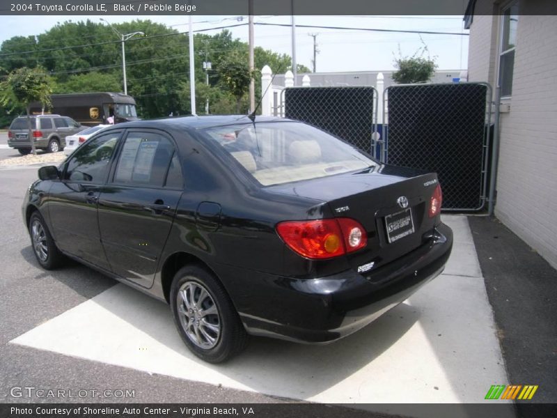 Black / Pebble Beige 2004 Toyota Corolla LE