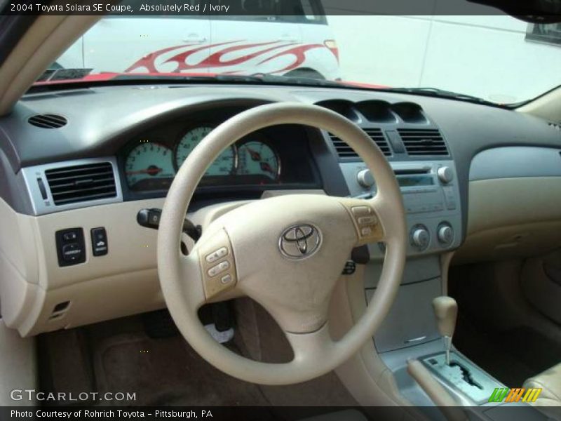 Absolutely Red / Ivory 2004 Toyota Solara SE Coupe