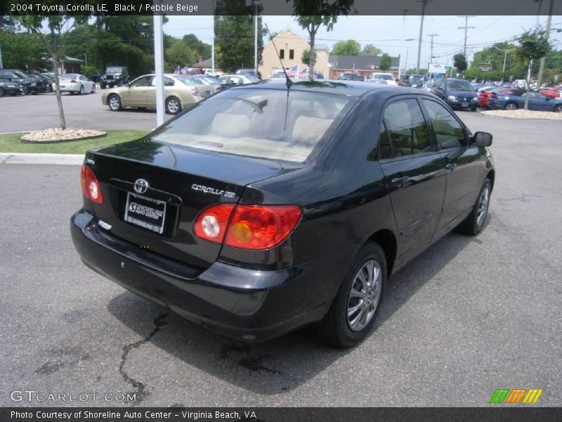 Black / Pebble Beige 2004 Toyota Corolla LE