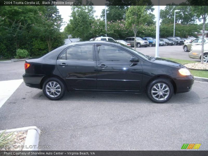 Black / Pebble Beige 2004 Toyota Corolla LE