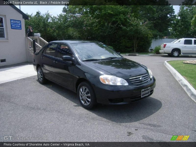 Black / Pebble Beige 2004 Toyota Corolla LE