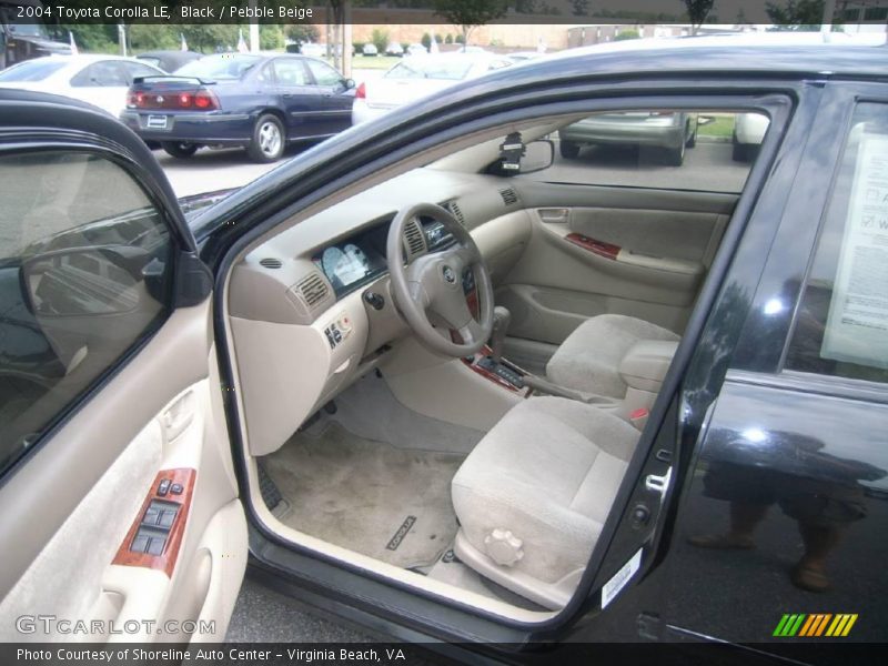 Black / Pebble Beige 2004 Toyota Corolla LE