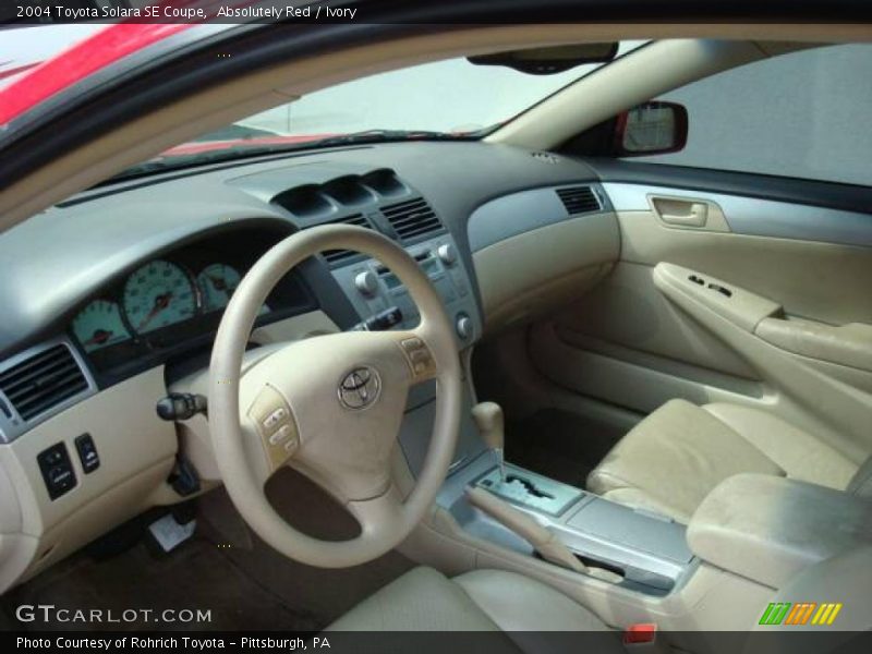 Absolutely Red / Ivory 2004 Toyota Solara SE Coupe