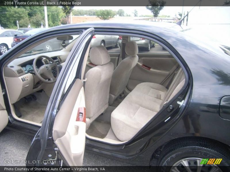 Black / Pebble Beige 2004 Toyota Corolla LE