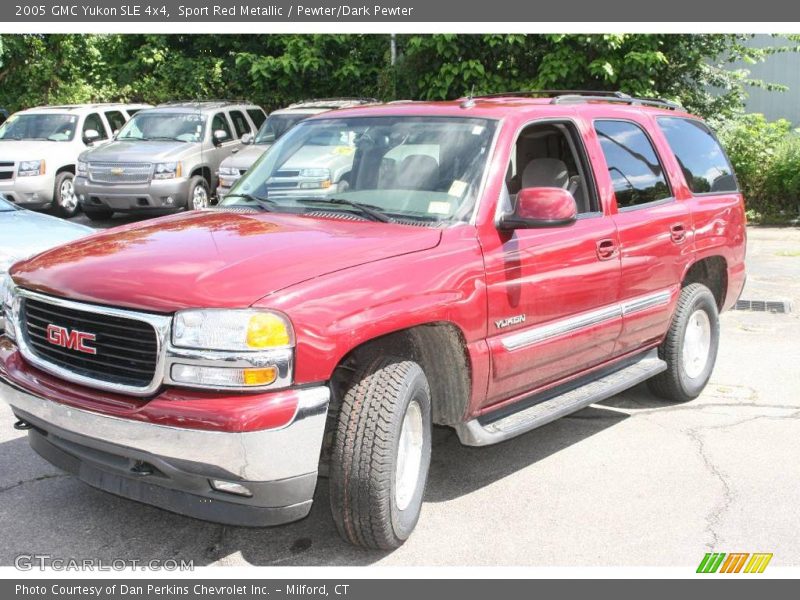 Sport Red Metallic / Pewter/Dark Pewter 2005 GMC Yukon SLE 4x4