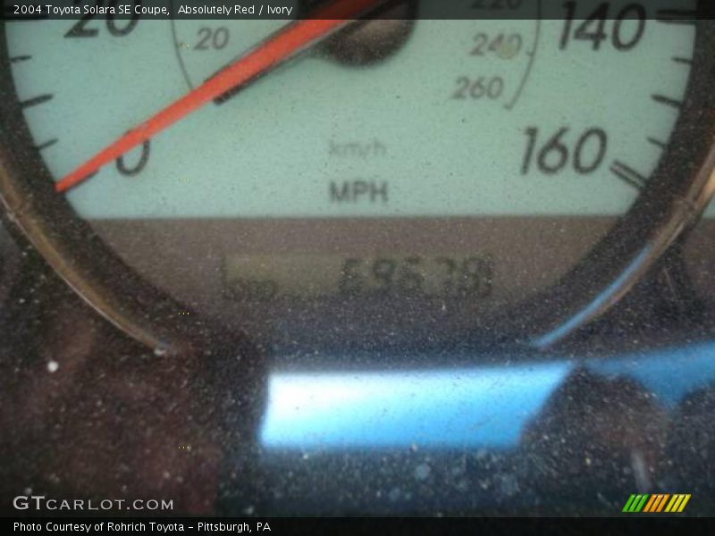 Absolutely Red / Ivory 2004 Toyota Solara SE Coupe