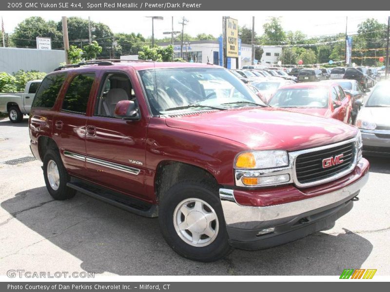 Sport Red Metallic / Pewter/Dark Pewter 2005 GMC Yukon SLE 4x4