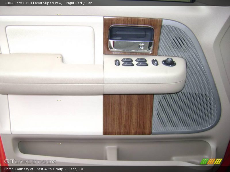 Bright Red / Tan 2004 Ford F150 Lariat SuperCrew