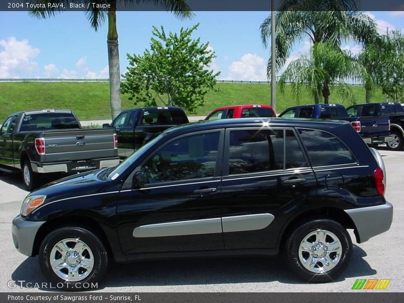 Black / Taupe 2004 Toyota RAV4