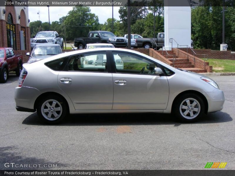 Millenium Silver Metallic / Burgundy/Gray 2004 Toyota Prius Hybrid