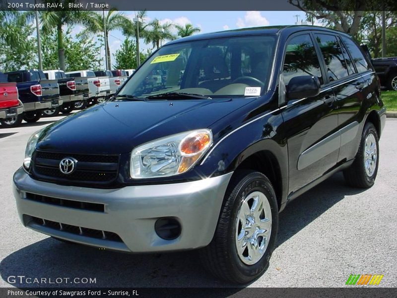 Black / Taupe 2004 Toyota RAV4