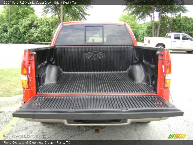 Bright Red / Tan 2004 Ford F150 Lariat SuperCrew