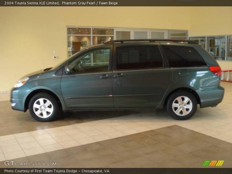Phantom Gray Pearl / Fawn Beige 2004 Toyota Sienna XLE Limited
